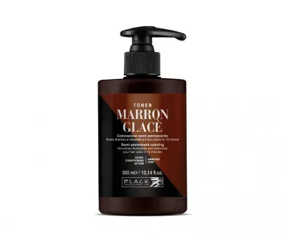 Тонер для волос Black Professional Crazy Toner, без аммиака, полустойкий, оттенок Marron Glacé - kasztanowy [154020]