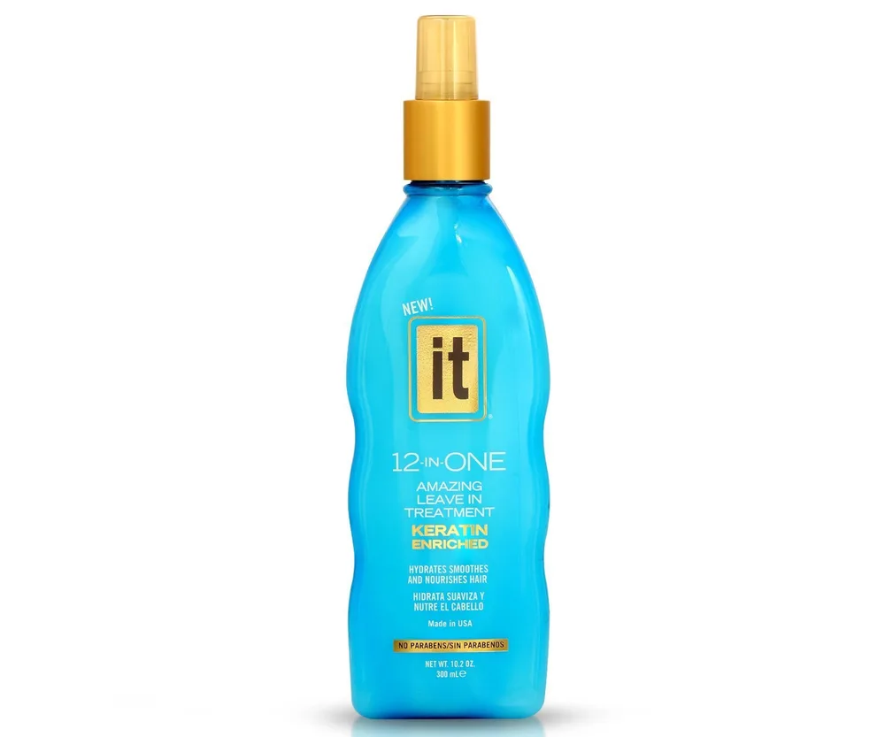 Несмываемый кондиционер It Haircare 12-in-One Leave in Treatment Keratin с кератином, для сухих и пушистых волос, 300 мл
