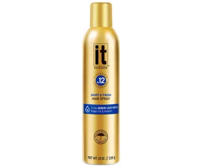 Лак для волос It Haircare Mega Shape & Finish очень сильной фиксации, с аргановым маслом, 283 г