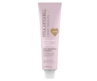 Тонирующая маска для волос Paul Mitchell Clean Beauty Color Depositing Treatment, питательная, 150 мл, оттенок waniliowa