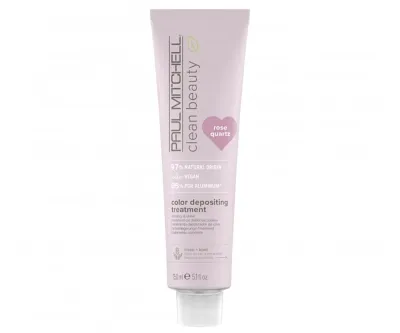 Тонирующая маска для волос Paul Mitchell Clean Beauty Color Depositing Treatment, питательная, 150 мл, оттенок różowa