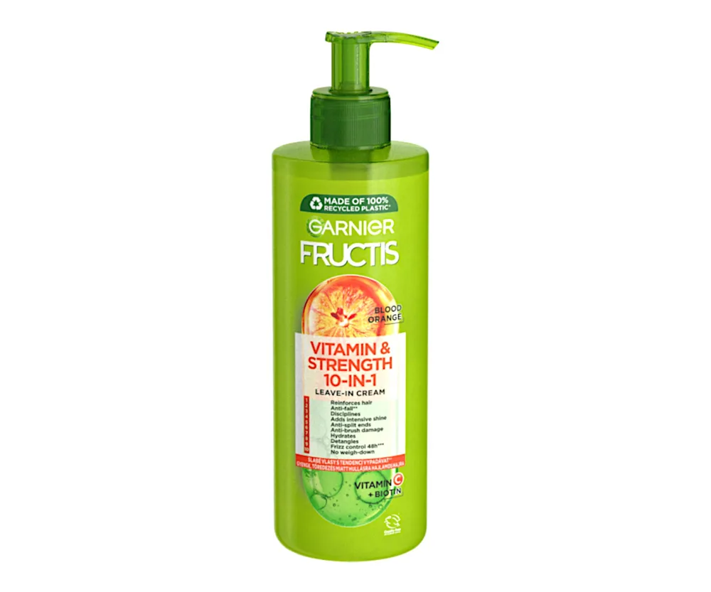 Несмываемый кондиционер Garnier Fructis Vitamin & Strength укрепляющий, для ослабленных волос, 400 мл