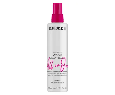 Несмываемая маска-спрей Selective Professional OnCare Color Block All in One для окрашенных и осветлённых волос, 150 мл