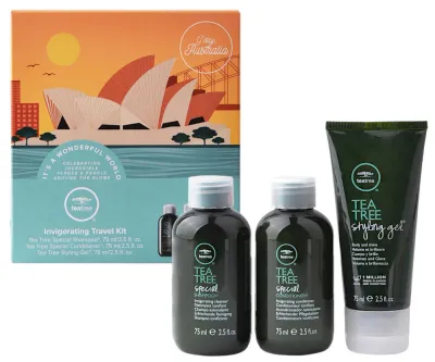 Дорожный набор для волос Paul Mitchell Invigorating Travel Kit, шампунь, кондиционер и гель