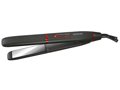 Выпрямитель для волос Sencor SHI 1100BK, титановые пластины, чёрно-красный