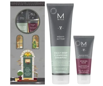 Набор для мужчин Paul Mitchell Mitch Wash & Style Heavy Duo, шампунь и паста для волос