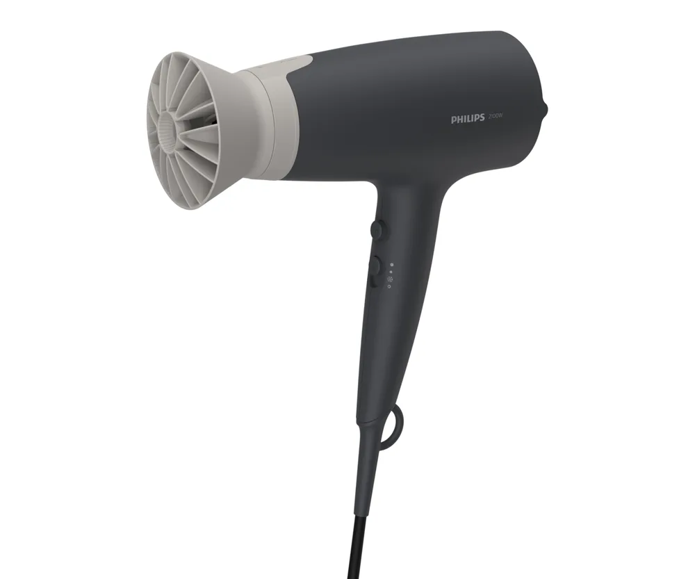 Фен Philips 3000 Series BHD351-10, 2100 Вт, чёрный матовый