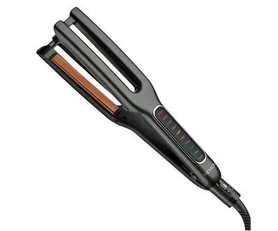 Выпрямитель для волос Revlon Double Straight RVST2204E, двойные керамические пластины, чёрный