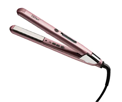 Выпрямитель для волос Eurostil Professional Titanium Straightener, 46 Вт, розовый