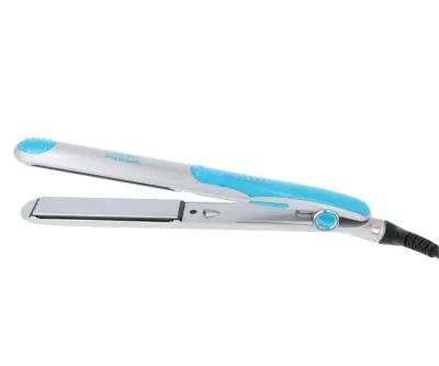 Выпрямитель для волос Eurostil Professional Platinium Ceramic Tourmaline, 48 Вт, серебристо-синий