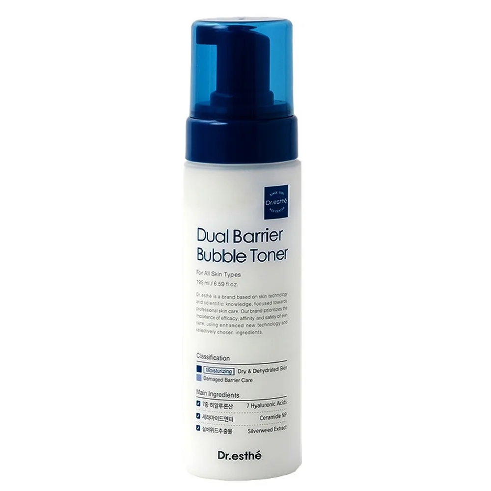 Тоник-пенка для лица Dr. Esthe Dual Barrier Bubble Toner увлажняющий, восстанавливающий, 195 мл