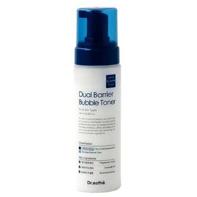 Тоник-пенка для лица Dr. Esthe Dual Barrier Bubble Toner увлажняющий, восстанавливающий, 195 мл