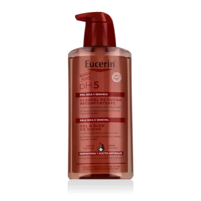 Масло для душа Eucerin pH5, питательное, для сухой и чувствительной кожи, 400 мл