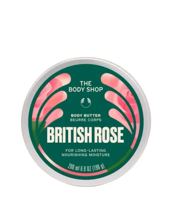 Баттер для тела The Body Shop British Rose, с экстрактом розы, для сухой кожи, 200 мл