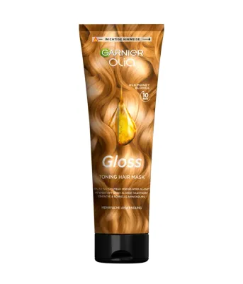 Тонирующая маска Garnier Olia Gloss Tinted Hair Mask для блеска, оттенок Old Money Blonde, 150 мл