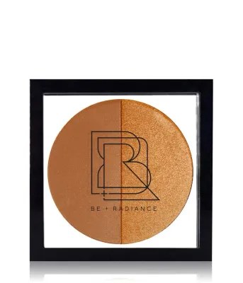 Палетка пудры и хайлайтера Be + Radiance Set + Glow с пробиотиками, оттенок N°53, 10 г