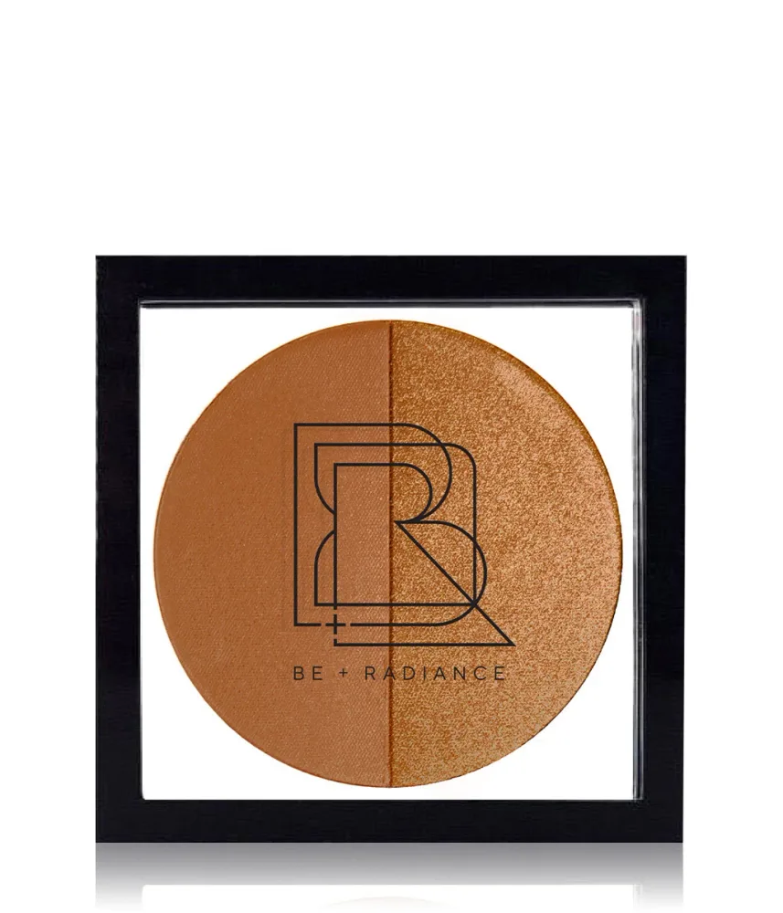 Палетка пудры и хайлайтера Be + Radiance Set + Glow с пробиотиками, оттенок N°63, 10 г
