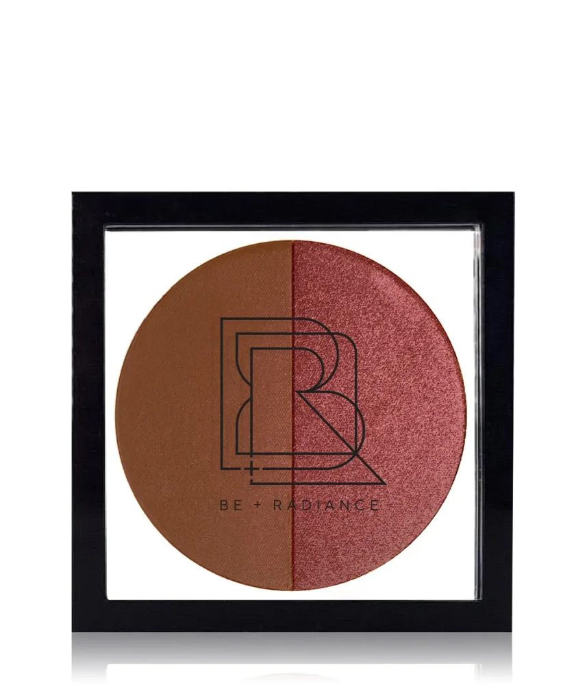 Палетка пудры и хайлайтера Be + Radiance Set + Glow с пробиотиками, оттенок N°80, 10 г