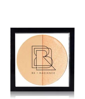 Палетка пудры и хайлайтера Be + Radiance Set + Glow с пробиотиками, оттенок N°13, 10 г