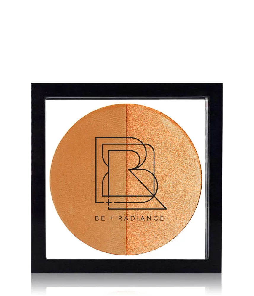 Палетка пудры и хайлайтера Be + Radiance Set + Glow с пробиотиками, оттенок N°43, 10 г