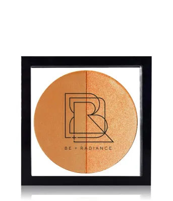 Палетка пудры и хайлайтера Be + Radiance Set + Glow с пробиотиками, оттенок N°43, 10 г