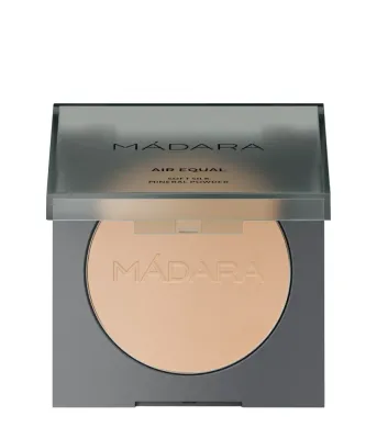 Компактная пудра Madara Air Equal Soft Silk Mineral Powder минеральная, матирующая, оттенок 2 Beige, 9 г
