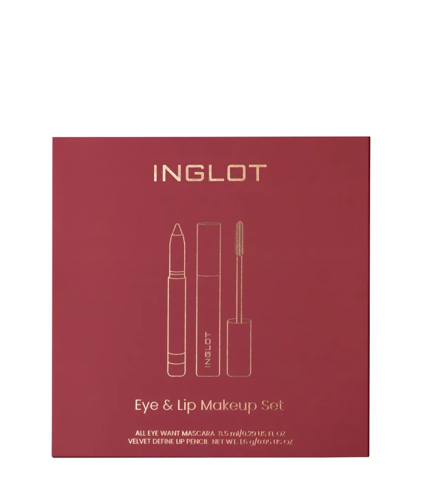 Набор для губ и глаз Inglot Eye & Lip Makeup Set