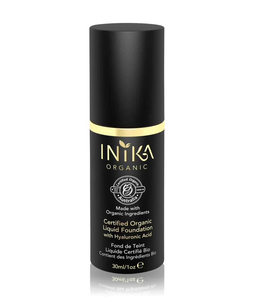 Тональная основа Inika Organic Liquid Foundation жидкая, оттенок Cocoa, 30 мл