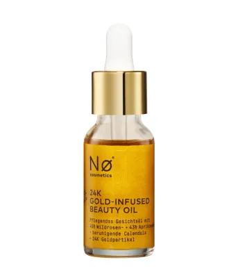 Масло для лица No Cosmetics glow today Gold-Infused Beauty Oil, с частицами золота, для сияния, 20 мл