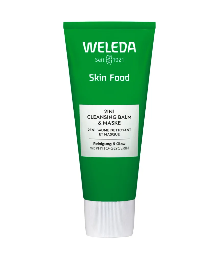 Бальзам для умывания Weleda Skin Food Cleansing Balm 2 в 1, очищающий бальзам и маска, 75 мл