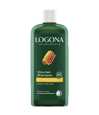 Шампунь Logona Volumen Bio-Honig & Bier для объёма, для тонких волос, 250 мл