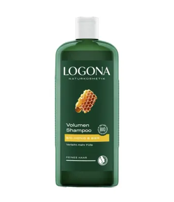 Шампунь Logona Volumen Bio-Honig & Bier для объёма, для тонких волос, 500 мл