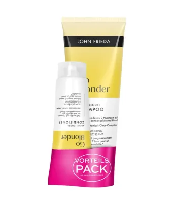 Набор: шампунь и кондиционер John Frieda Go Blonder осветляющий, для светлых волос