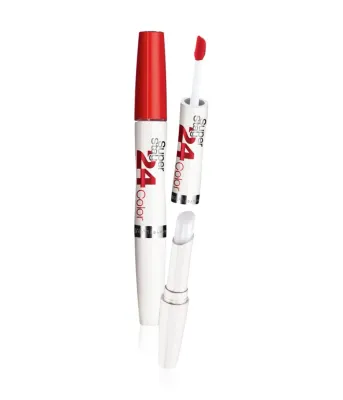 Жидкая помада Maybelline Super Stay 24H Color стойкая, с блеском, оттенок 510 - Red Passion