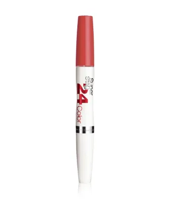 Жидкая помада Maybelline Super Stay 24H Color стойкая, с блеском, оттенок 444 - Cosmic Coral