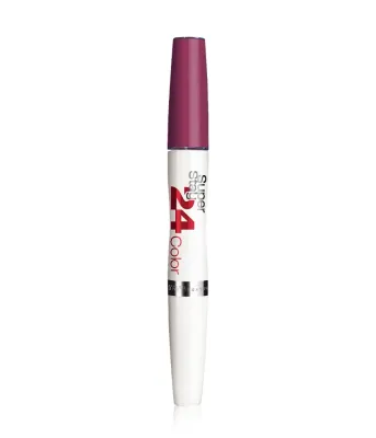 Жидкая помада Maybelline Super Stay 24H Color стойкая, с блеском, оттенок 260 - Wildberry