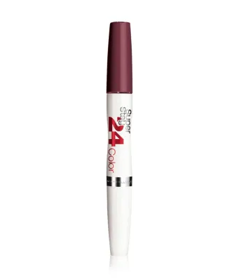 Жидкая помада Maybelline Super Stay 24H Color стойкая, с блеском, оттенок 585 - Burgundy