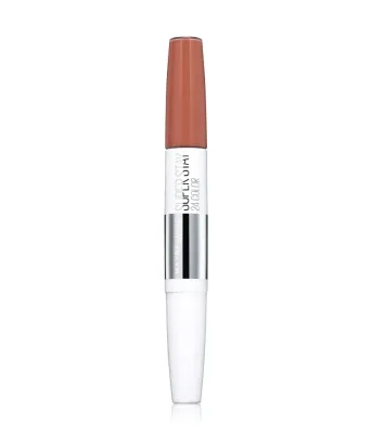 Жидкая помада Maybelline Super Stay 24H Color стойкая, с блеском, оттенок 611 - Creme Caramel