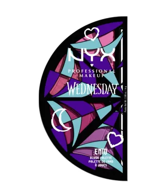 Палетка румян NYX Professional Makeup Wednesday Stained Glass Blush 4 оттенка