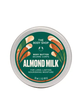 Баттер для тела The Body Shop Almond Milk, с миндальным молоком, для сухой и чувствительной кожи, 50 мл