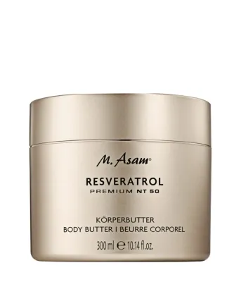 Баттер для тела M. Asam Resveratrol Premium, с ресвератролом и маслом ши, для сухой кожи, 300 мл