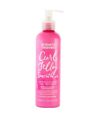 Несмываемый кондиционер Umberto Giannini Curl Jelly Smoothie увлажняющий, без силиконов, для вьющихся волос, 225 мл
