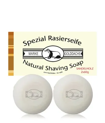 Мыло для бритья Golddachs Sandalwood, питательное, сандал, 60 г