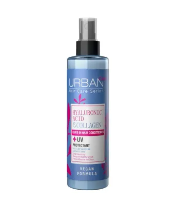 Спрей-кондиционер Urban Care Hyaluronic Acid & Collagen несмываемый, двухфазный, для объёма, 200 мл