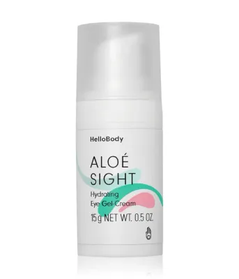Гель-крем для кожи вокруг глаз HelloBody Aloe Sight Hydrating Eye Gel-Cream увлажняющий, с гиалуроновой кислотой, 15 г