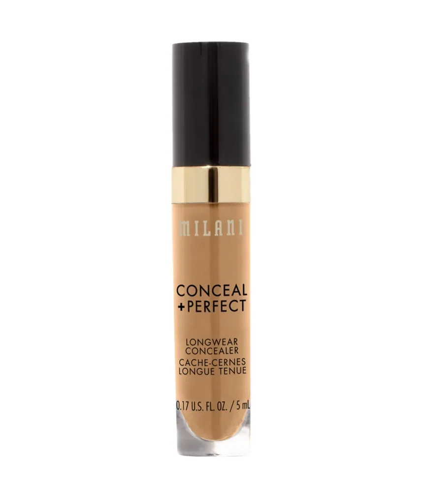 Жидкий консилер Milani Conceal + Perfect Longwear Concealer, водостойкий, полное покрытие, оттенок 145 WARM BEIGE