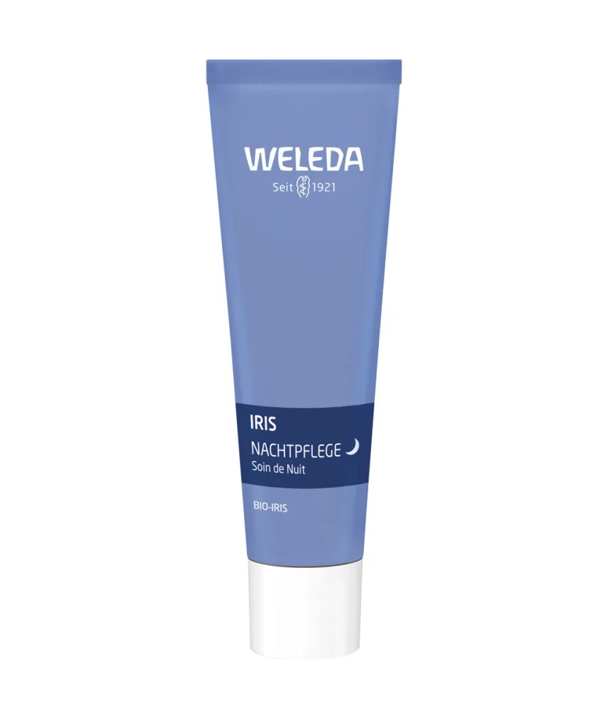 Ночной крем для лица Weleda Iris увлажняющий, восстанавливающий, для сухой кожи, 30 мл