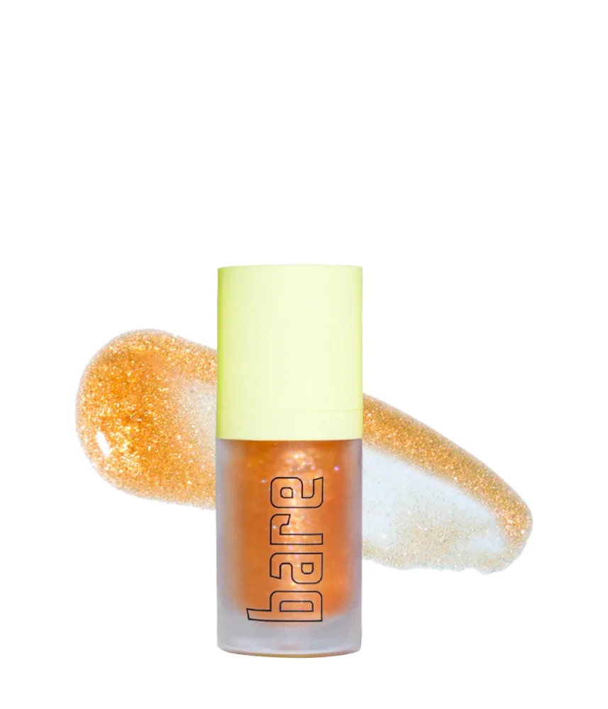 Масло для губ Made By Mitchell Bare Sparkles увлажняющее, с блеском, оттенок Citrine Sugar