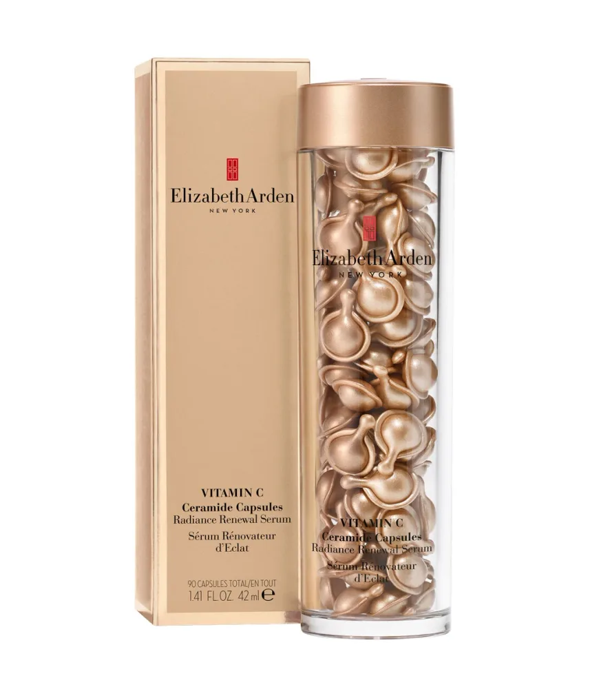 Сыворотка в капсулах для лица Elizabeth Arden Ceramide Vitamin C Radiance Renewal Serum, выравнивающая тон, 90 шт