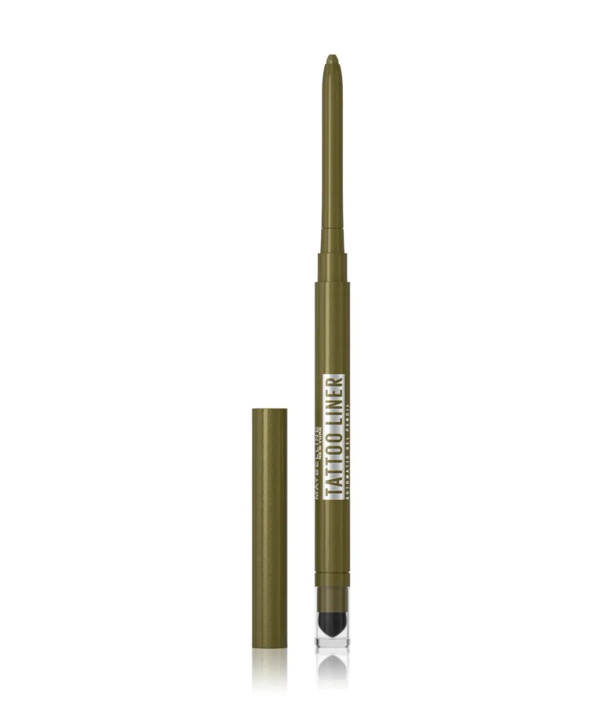 Карандаш для глаз Maybelline New York Tattoo Liner Smokey Gel Pencil гелевый, автоматический, оттенок Emerald